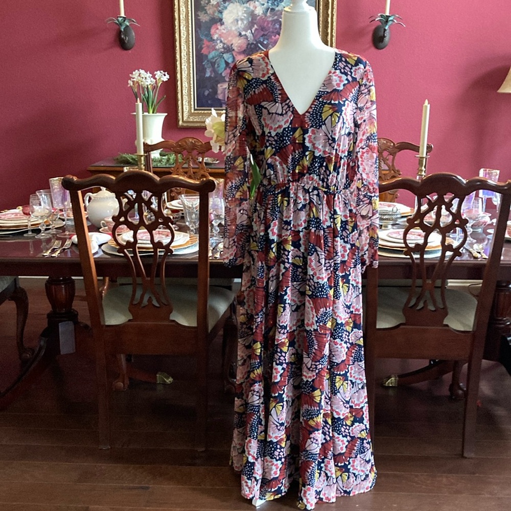 Beautiful metallic butterfly maxi - Boden US 10/UK 14